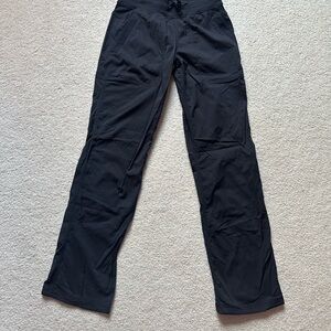 Black Lululemon athletica unlined studio pants Size 4 Regular